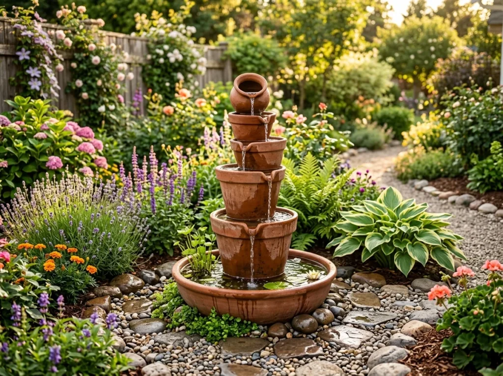 15 DIY water fountain ideas for backyard and garden