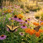 best flowers for butterfly gardens with monarch and swallowtail butterflies