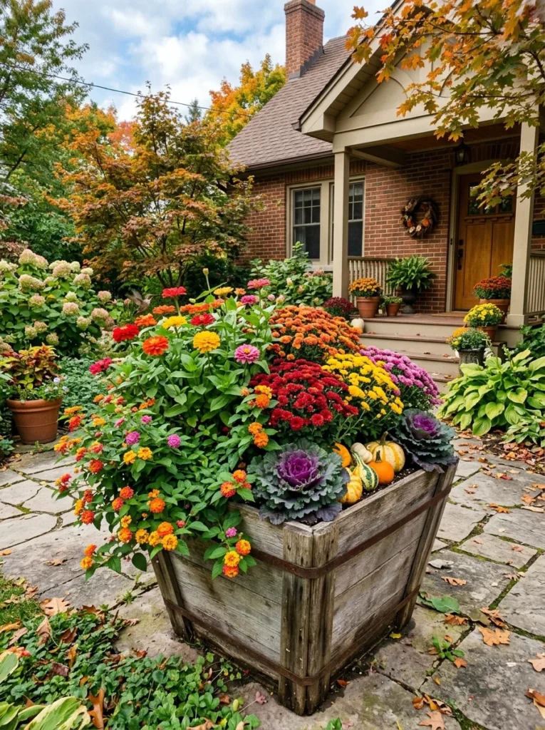 seasonal full sun container planting ideas.