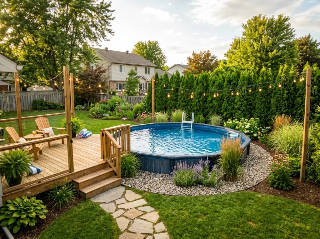 Above Ground Pool Landscaping Ideas for Your Backyard