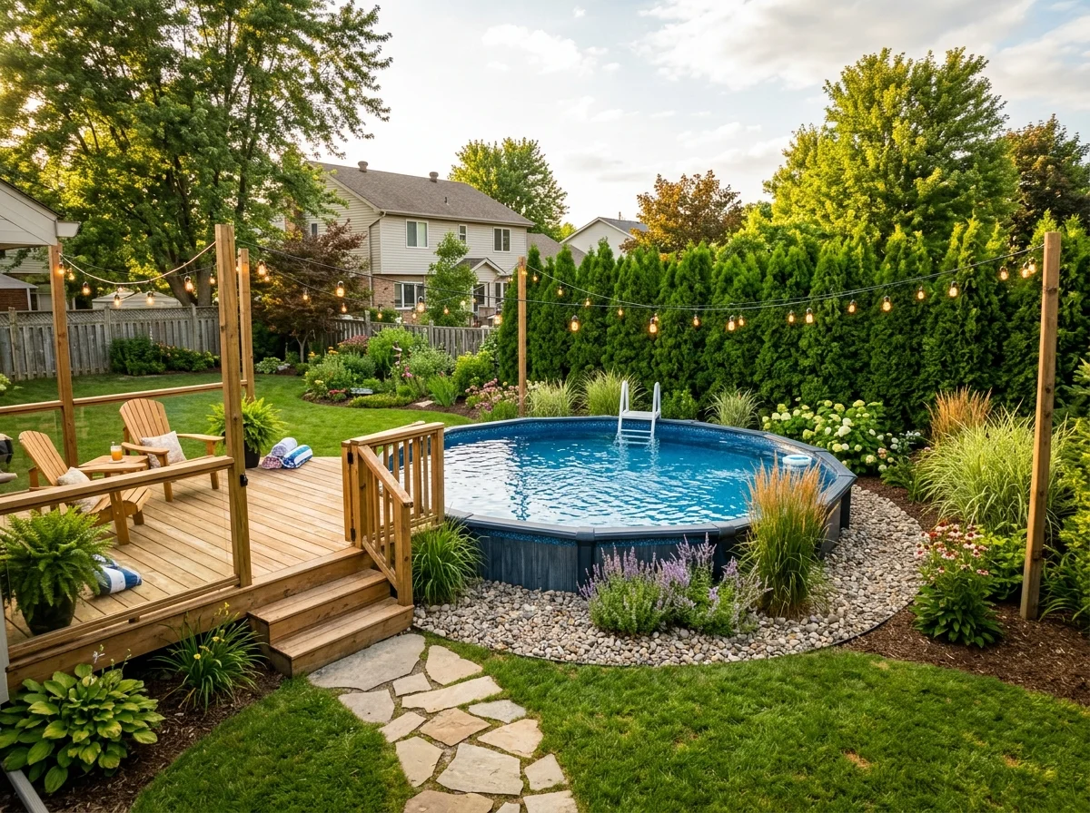 Above Ground Pool Landscaping Ideas for Your Backyard