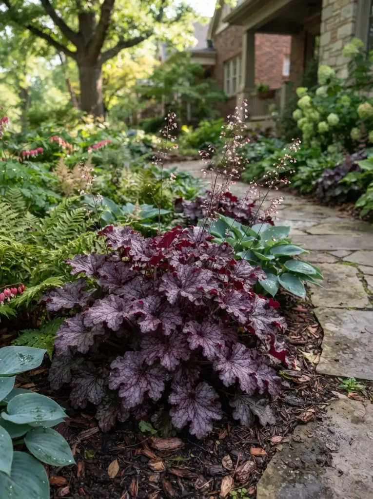 coral bells low maintenance non toxic flowers