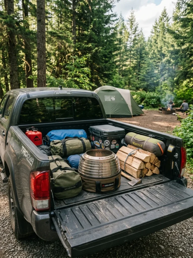 portable smokeless campfire camping gear