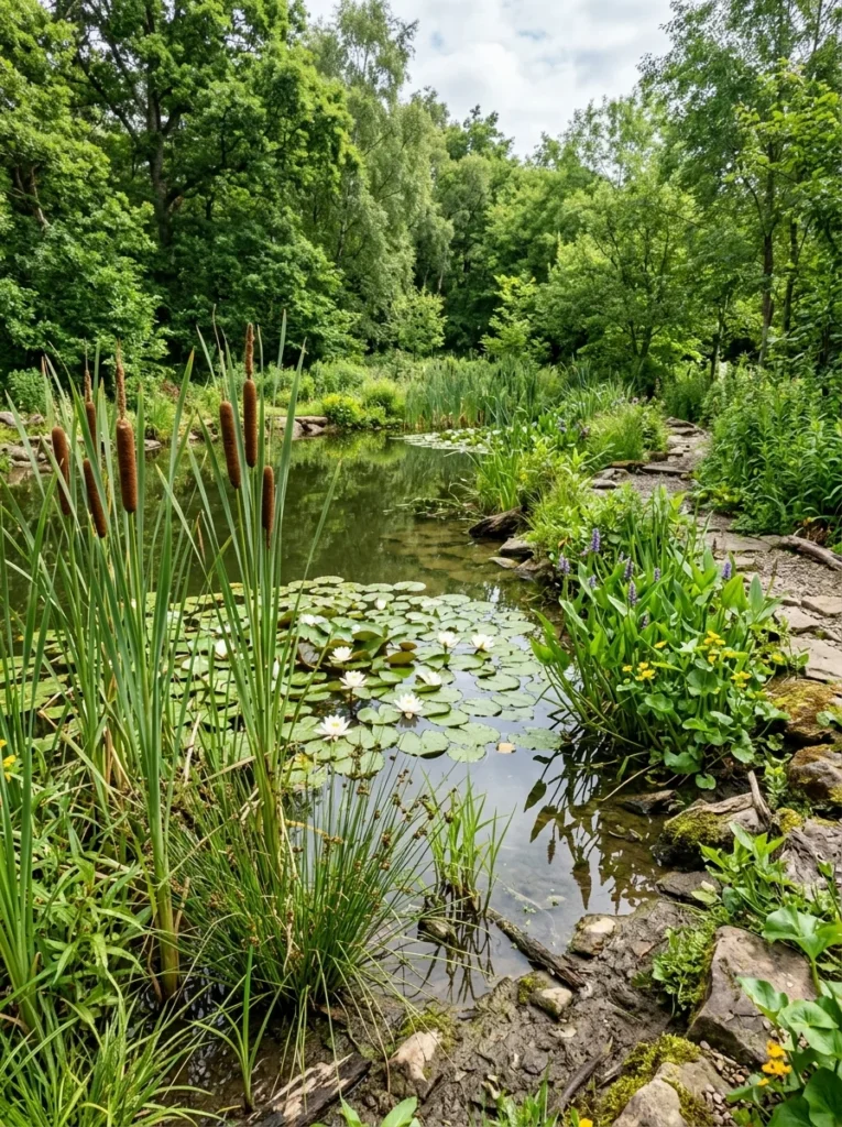 native pond plants that attract frogs and toads