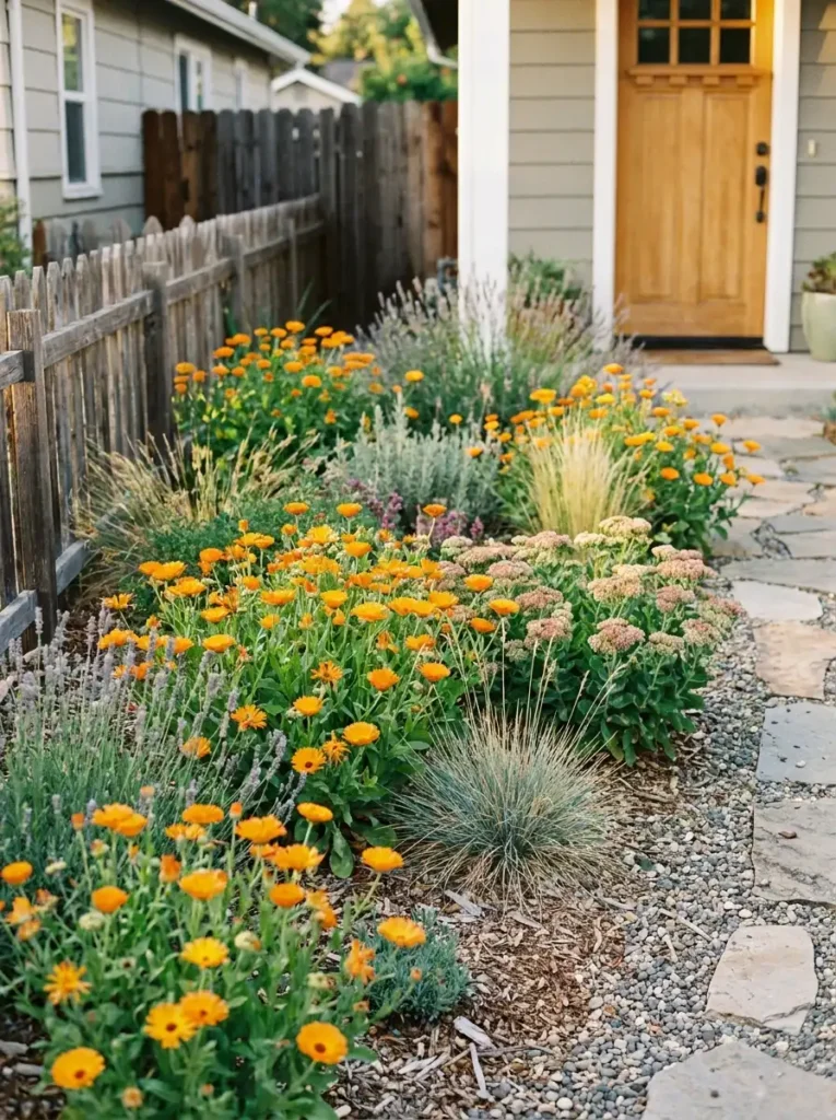 calendula non toxic garden plants for curb appeal