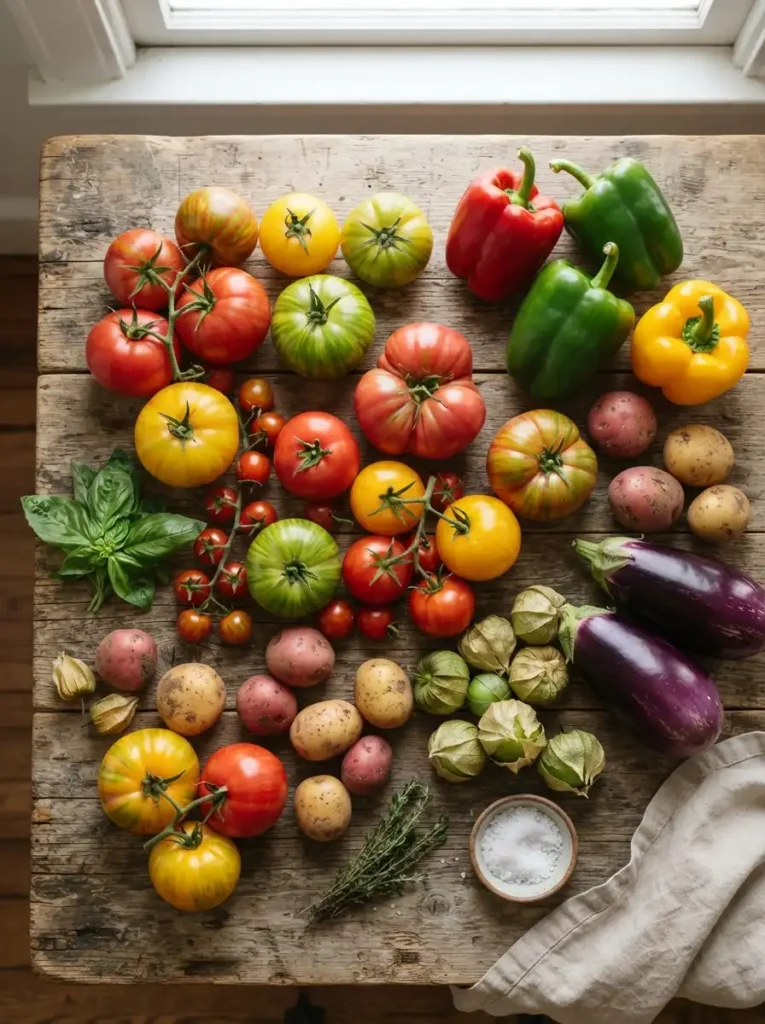 edible nightshade plants tomatoes potatoes peppers eggplant