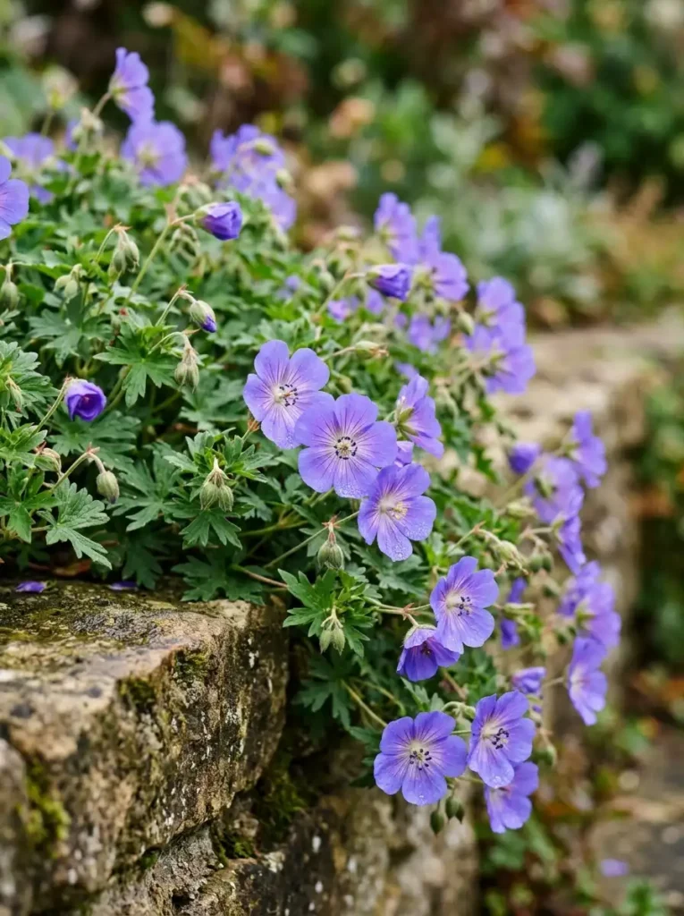 hardy geranium Rozanne long blooming perennial 