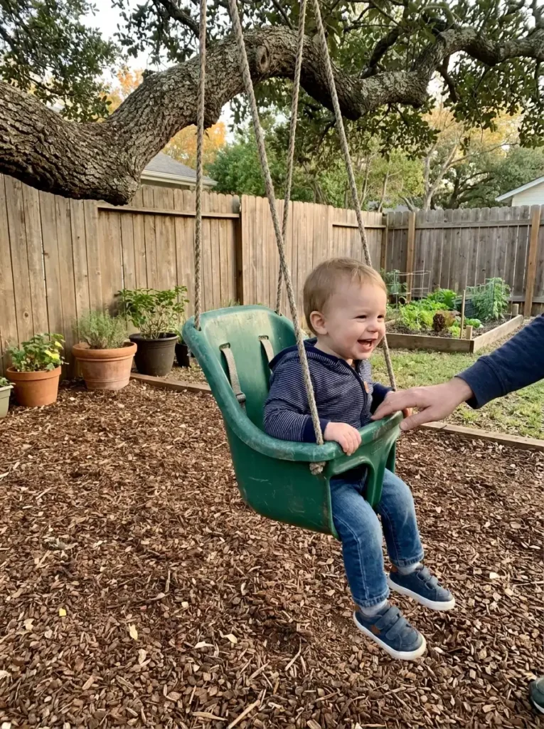 small backyard swing alternative bucket swing