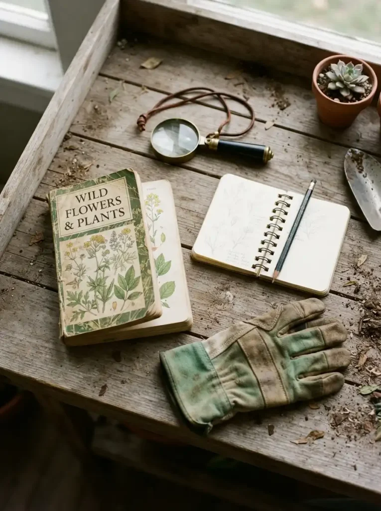 nightshade plant identification tools field guide hand lens