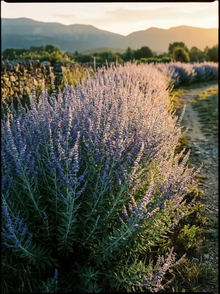 Russian sage long blooming perennial fall garden
