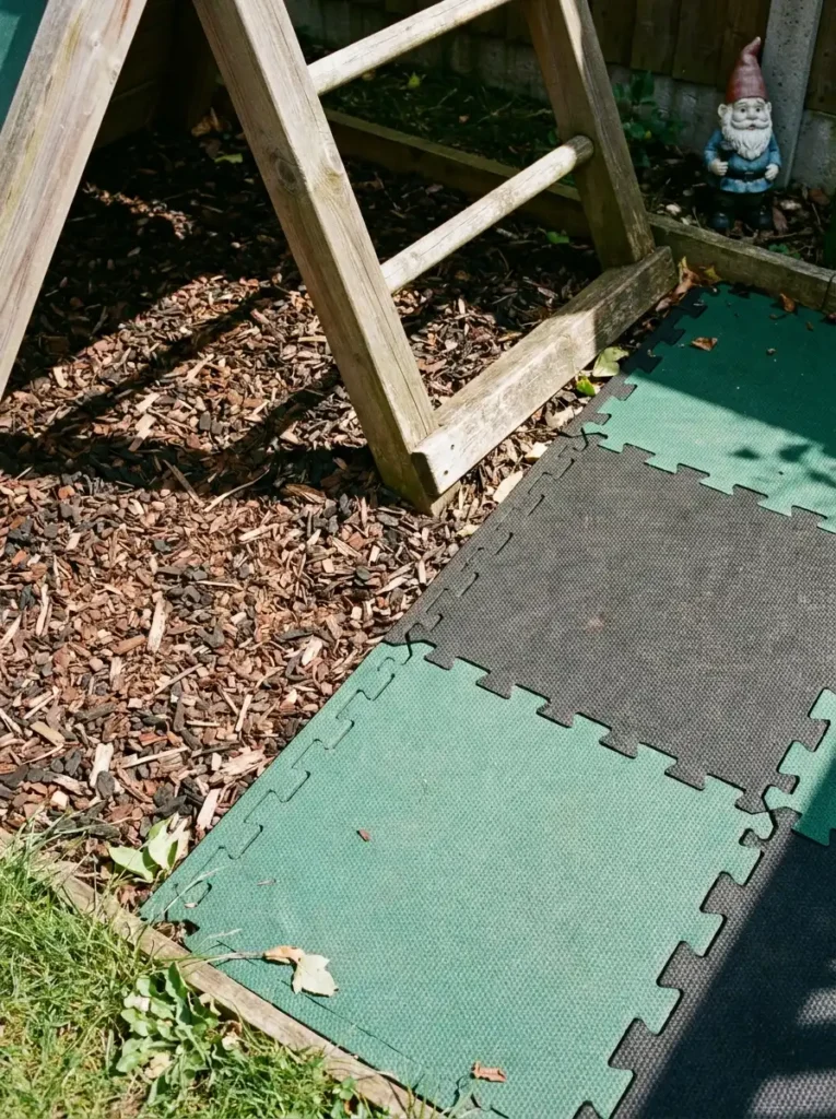 playground surfacing small backyard play area