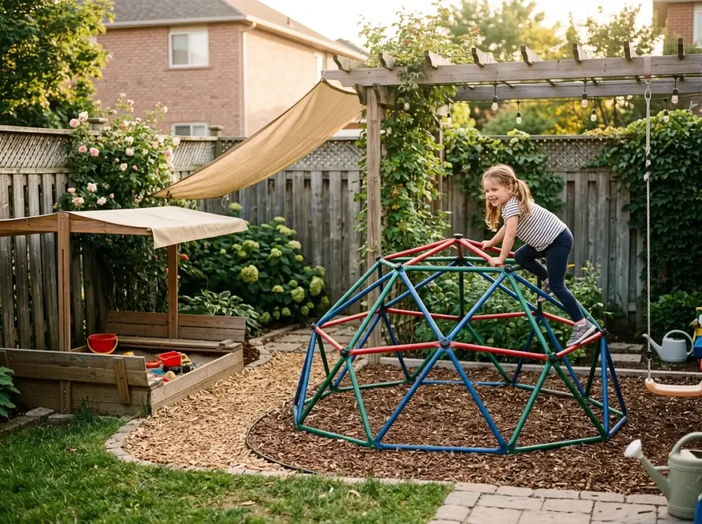 small backyard play area ideas.