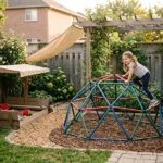 small backyard play area ideas.